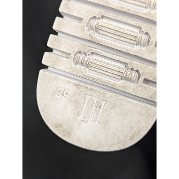 ILSE JACOBSEN Perforated Platform Tulip Slip On Shoes White Size 38 US 7.5 - Picture 9 of 10